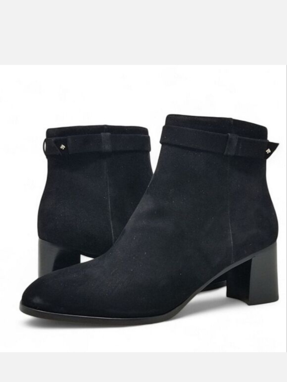 Kate Spade Black Madelaine Leather Boots